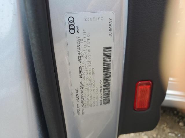 Photo 11 VIN: WAUL2AF22KN083262 - AUDI A6 PREMIUM 