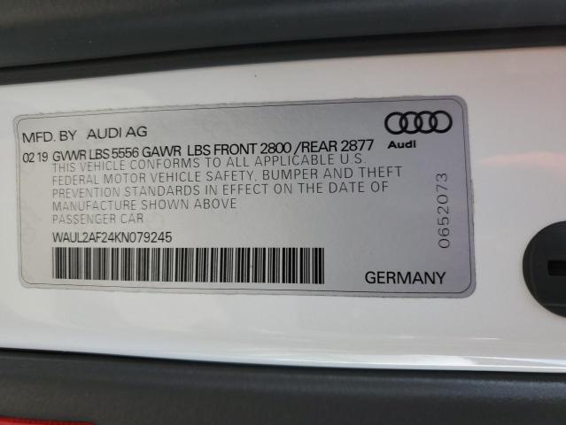 Photo 11 VIN: WAUL2AF24KN079245 - AUDI A6 PREMIUM 