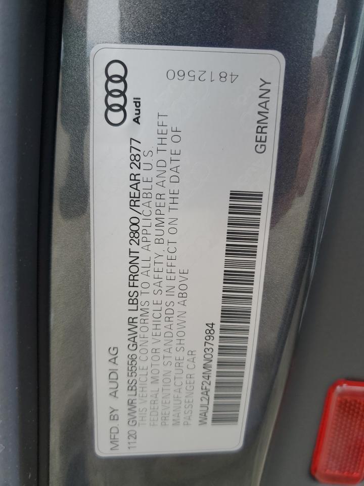 Photo 11 VIN: WAUL2AF24MN037984 - AUDI A6 