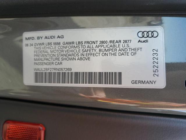 Photo 12 VIN: WAUL2BF27RN057269 - AUDI A6 PREMIUM 