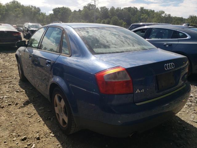 Photo 1 VIN: WAULC68E32A217527 - AUDI A4 1.8T QU 