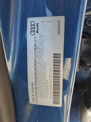 Photo 11 VIN: WAULC68E32A231167 - AUDI A4 3.0 QUA 