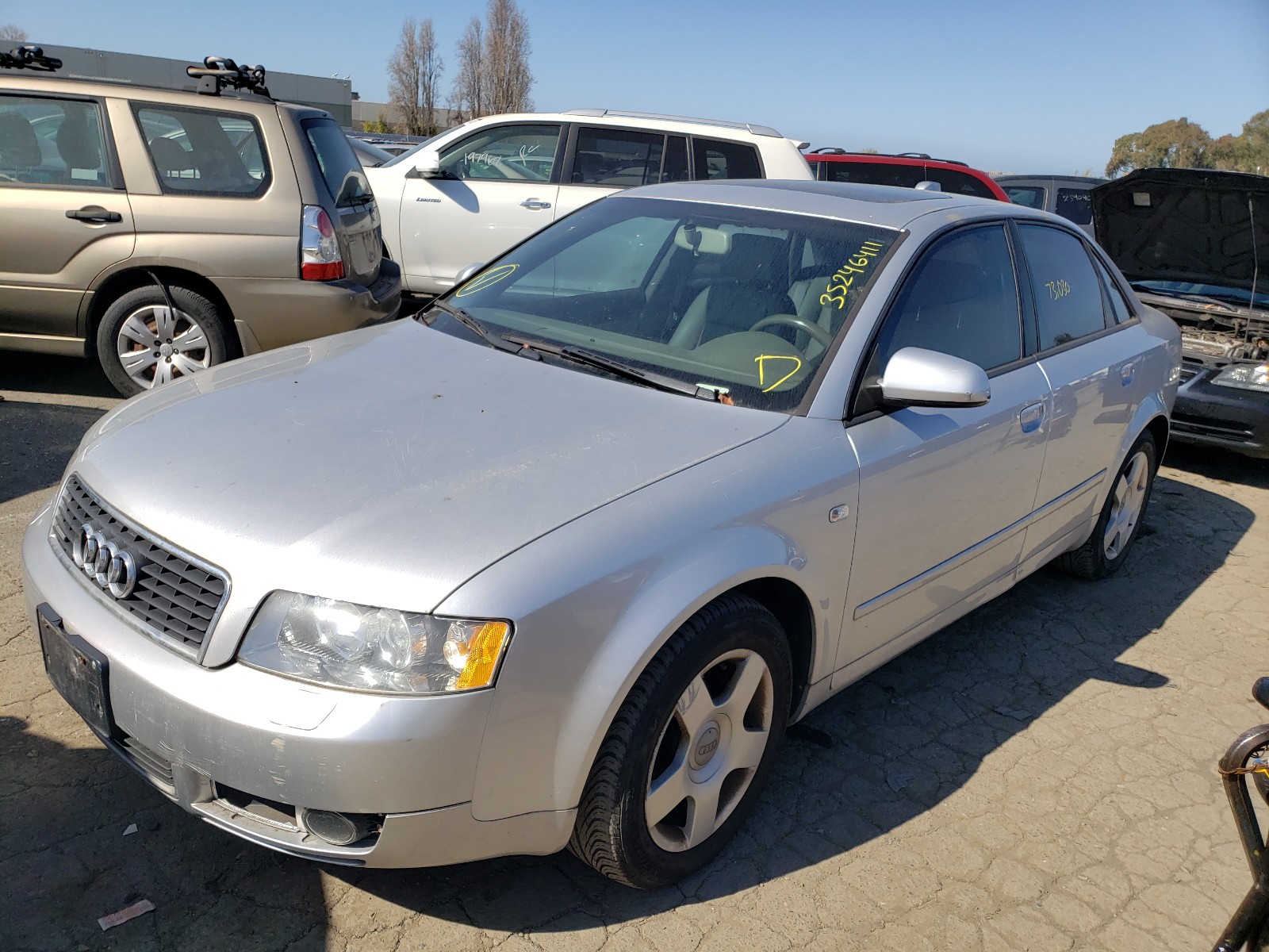 Photo 1 VIN: WAULC68E34A301656 - AUDI A4 1.8T QU 