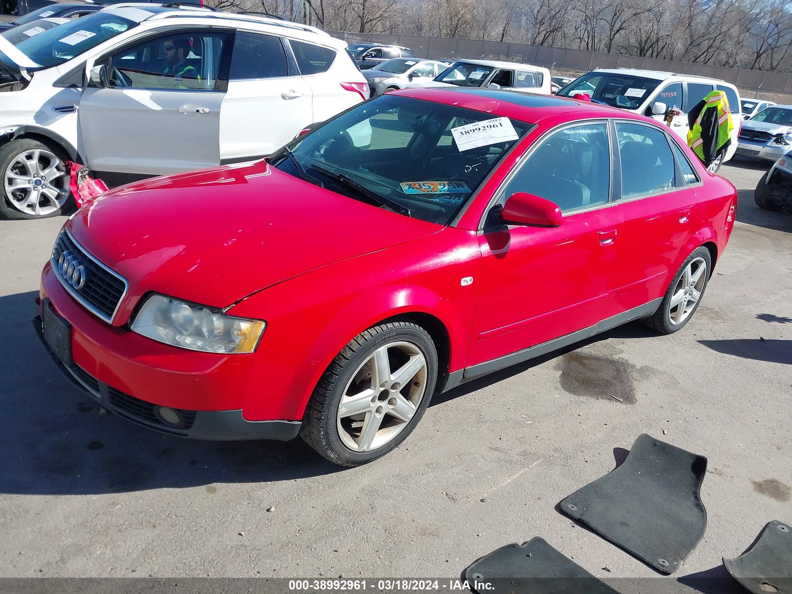 Photo 1 VIN: WAULC68E84A021229 - AUDI A4 