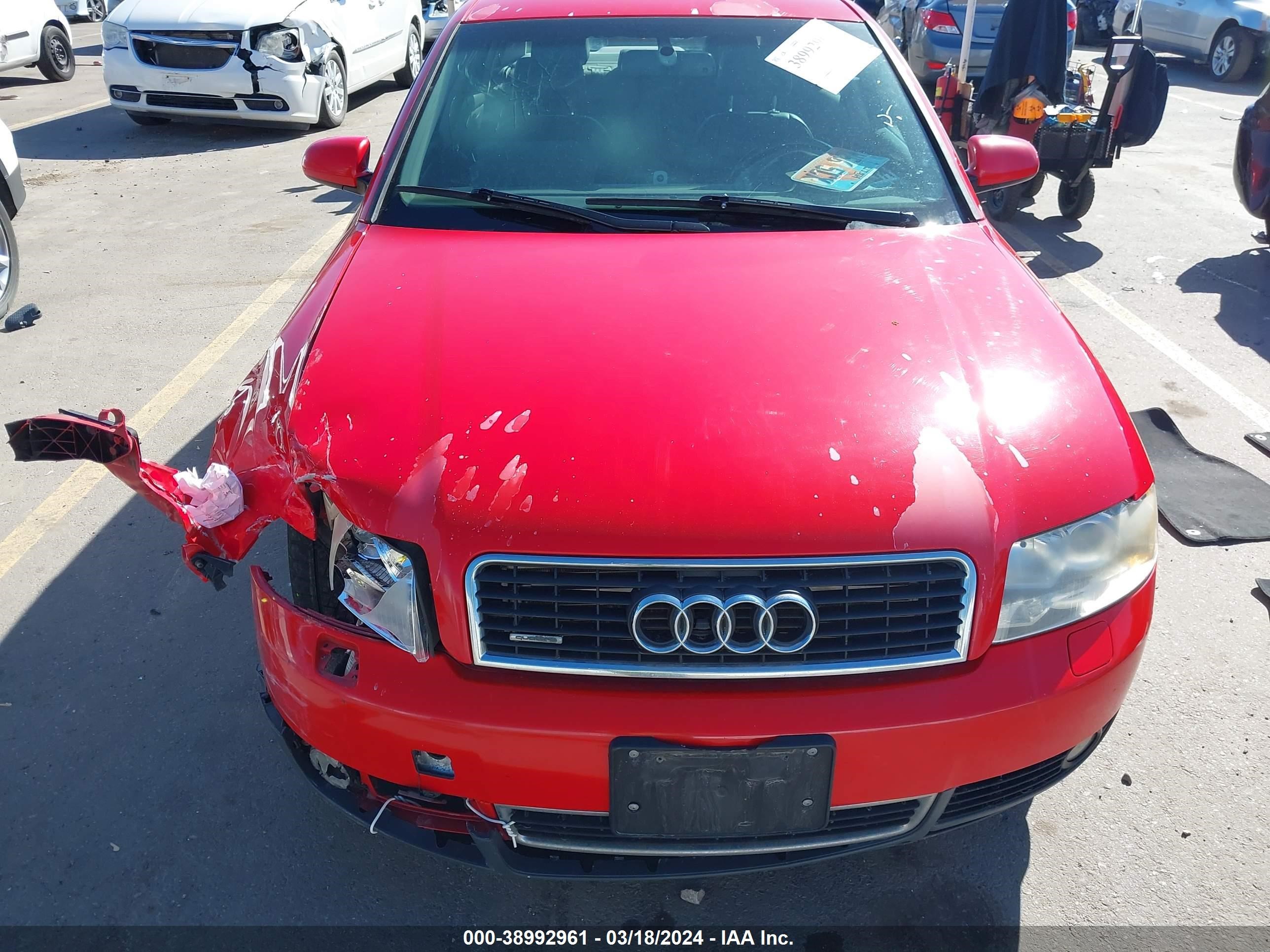 Photo 11 VIN: WAULC68E84A021229 - AUDI A4 