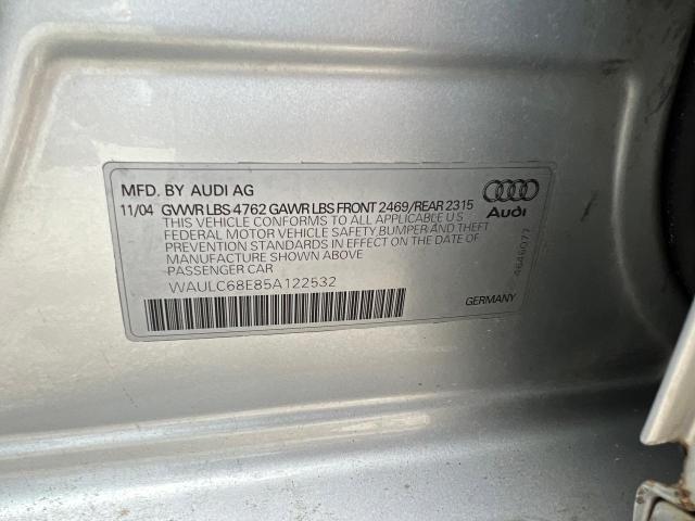 Photo 9 VIN: WAULC68E85A122532 - AUDI A4 