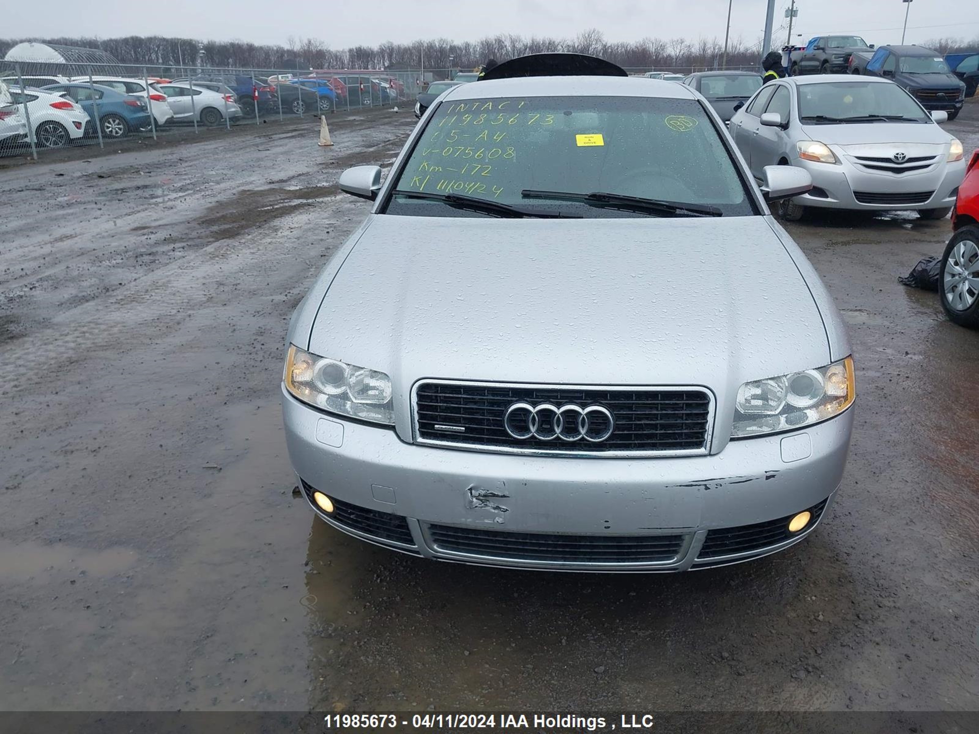 Photo 11 VIN: WAULC68E95A075608 - AUDI A4 