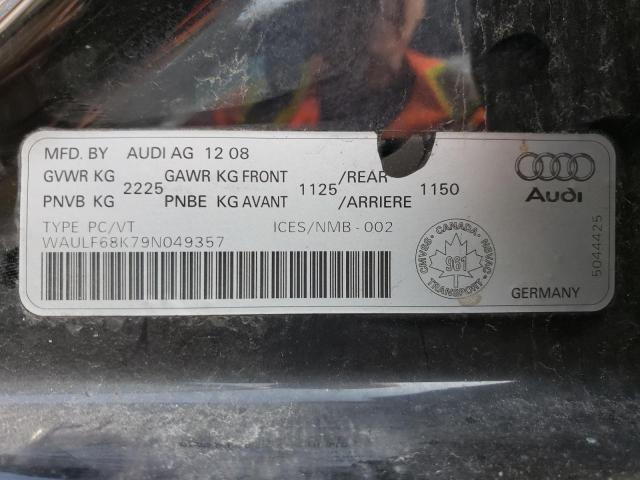 Photo 11 VIN: WAULF68K79N049357 - AUDI A4 