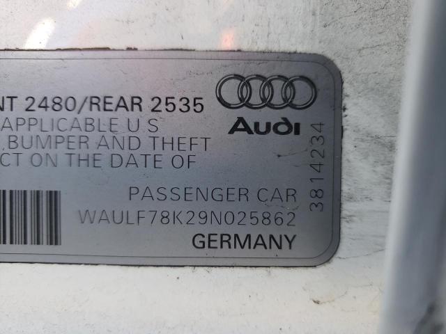 Photo 9 VIN: WAULF78K29N025862 - AUDI A4 2.0T QU 