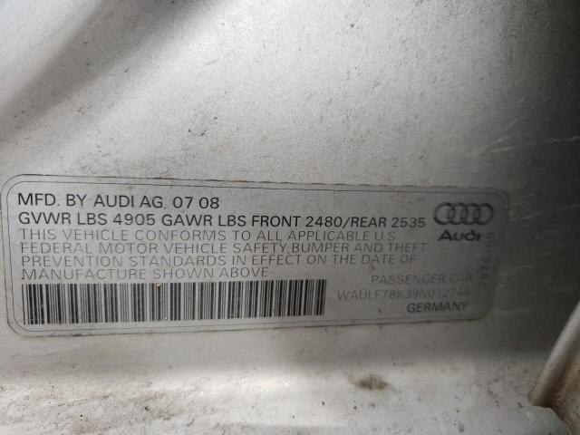 Photo 9 VIN: WAULF78K39N012246 - AUDI A4 2.0T QU 