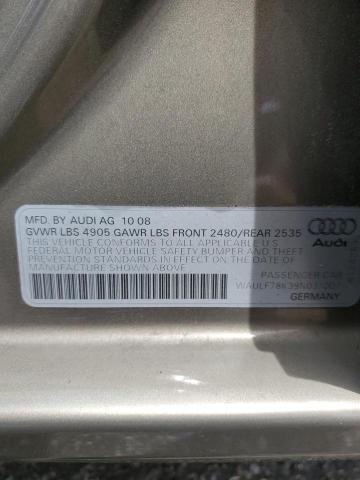 Photo 11 VIN: WAULF78K39N031007 - AUDI A4 2.0T QU 