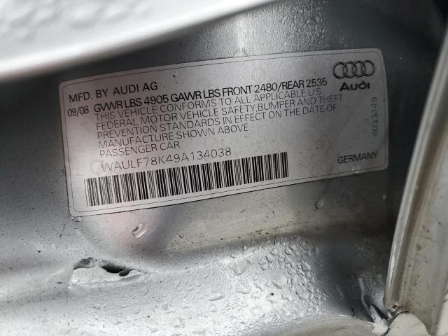 Photo 11 VIN: WAULF78K49A134038 - AUDI A4 