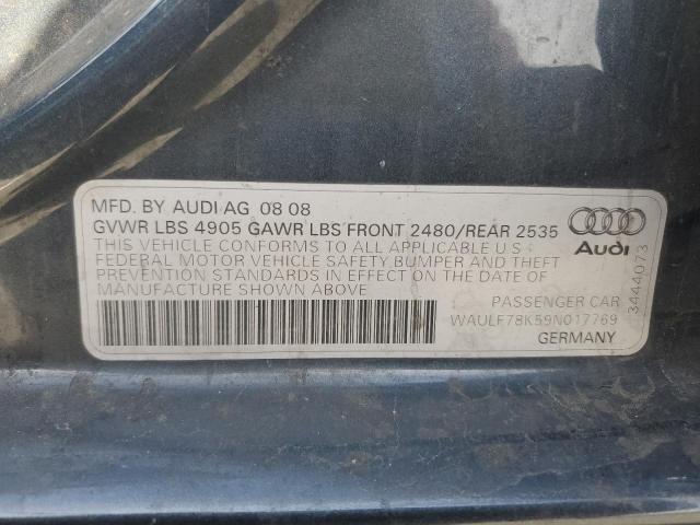 Photo 12 VIN: WAULF78K59N017769 - AUDI A4 