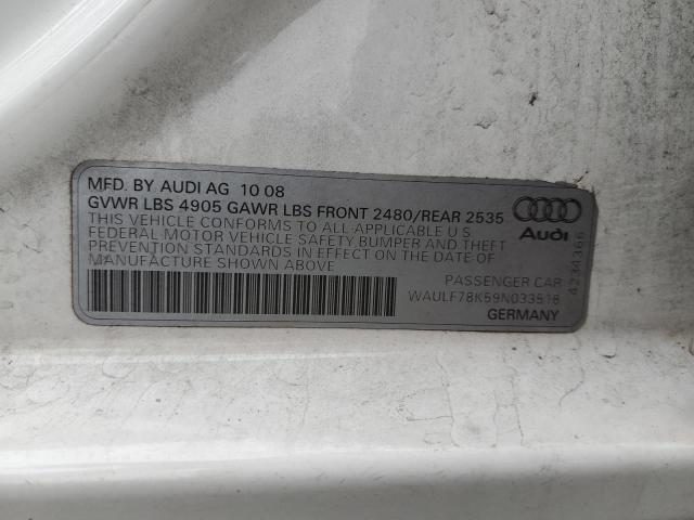 Photo 11 VIN: WAULF78K59N033518 - AUDI A4 