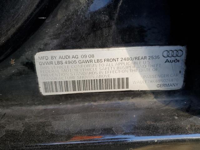 Photo 11 VIN: WAULF78K69N026870 - AUDI A4 