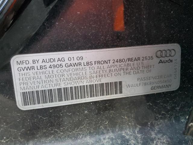 Photo 11 VIN: WAULF78K89N054850 - AUDI A4 