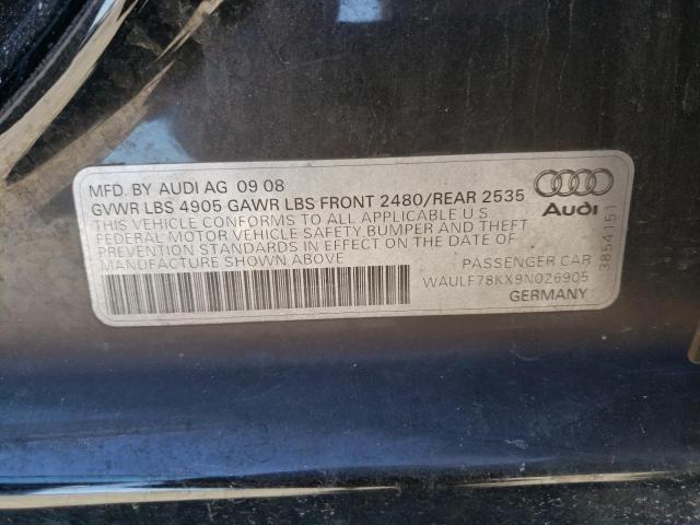 Photo 9 VIN: WAULF78KX9N026905 - AUDI A4 2.0T QU 