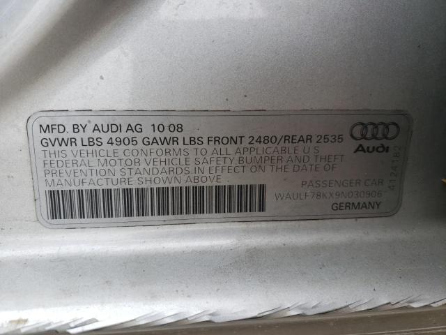 Photo 11 VIN: WAULF78KX9N030906 - AUDI A4 