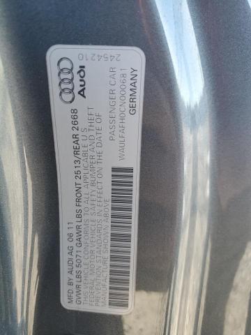 Photo 11 VIN: WAULFAFH0CN000681 - AUDI A5 PREMIUM 