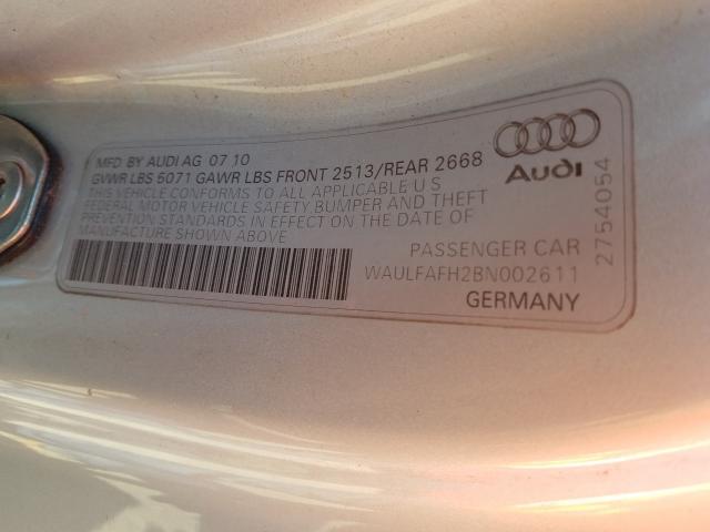 Photo 9 VIN: WAULFAFH2BN002611 - AUDI A5 PREMIUM 