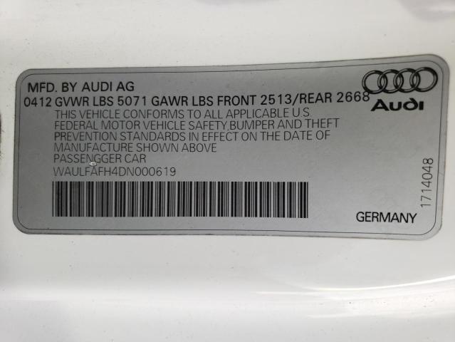 Photo 9 VIN: WAULFAFH4DN000619 - AUDI A5 PREMIUM 