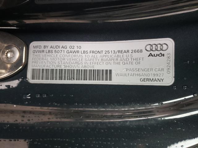 Photo 9 VIN: WAULFAFH6AN019927 - AUDI A5 PREMIUM 