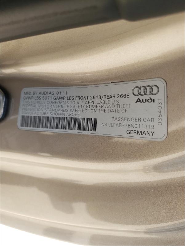 Photo 9 VIN: WAULFAFH7BN011319 - AUDI A5 PREMIUM 