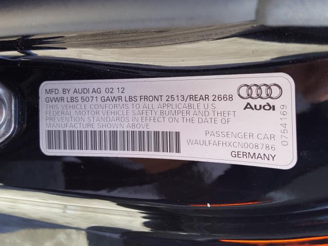 Photo 9 VIN: WAULFAFHXCN008786 - AUDI A5 PREMIUM 