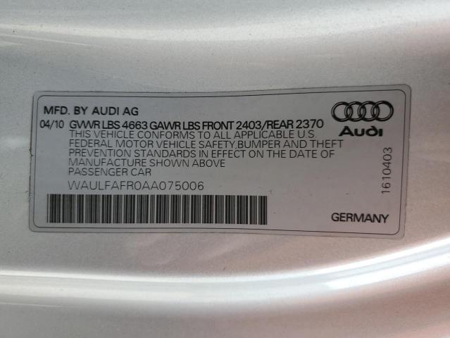 Photo 11 VIN: WAULFAFR0AA075006 - AUDI A5 PREMIUM 