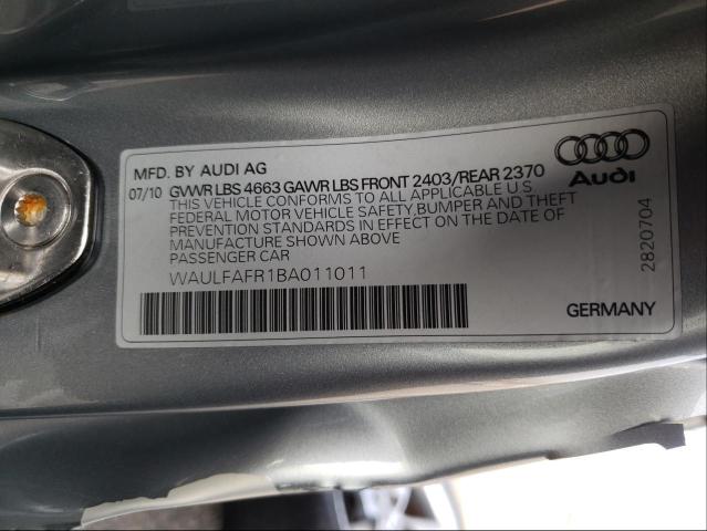 Photo 9 VIN: WAULFAFR1BA011011 - AUDI A5 PREMIUM 