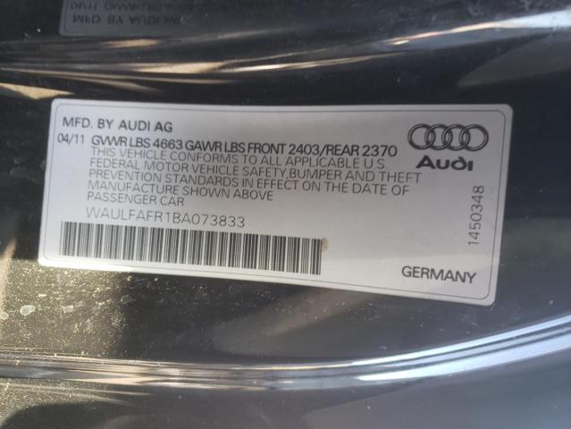 Photo 11 VIN: WAULFAFR1BA073833 - AUDI A5 PREMIUM 