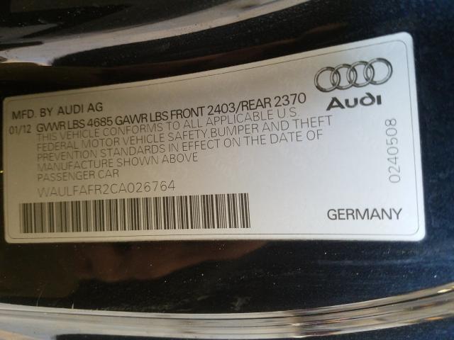 Photo 9 VIN: WAULFAFR2CA026764 - AUDI A5 PREMIUM 