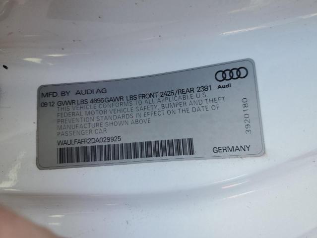 Photo 11 VIN: WAULFAFR2DA029925 - AUDI A5 PREMIUM 