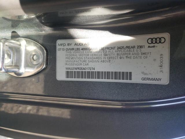 Photo 9 VIN: WAULFAFR2EA017274 - AUDI A5 PREMIUM 