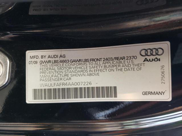 Photo 9 VIN: WAULFAFR4AA007226 - AUDI A5 PREMIUM 