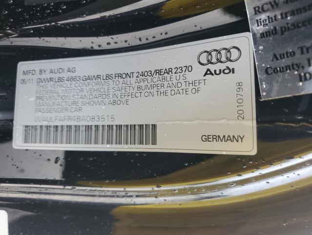 Photo 12 VIN: WAULFAFR4BA083515 - AUDI A5 