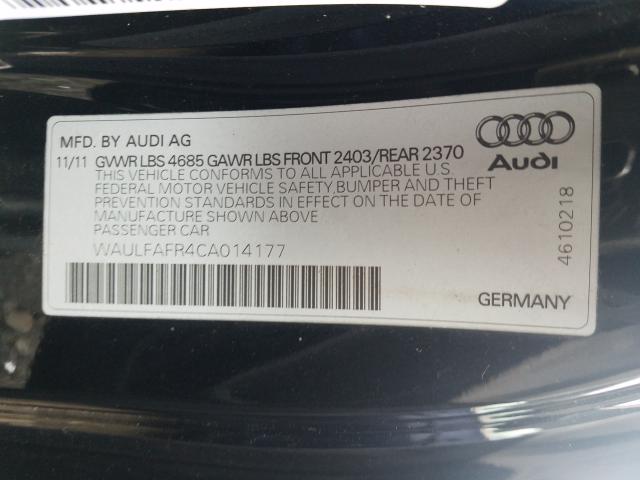 Photo 9 VIN: WAULFAFR4CA014177 - AUDI A5 