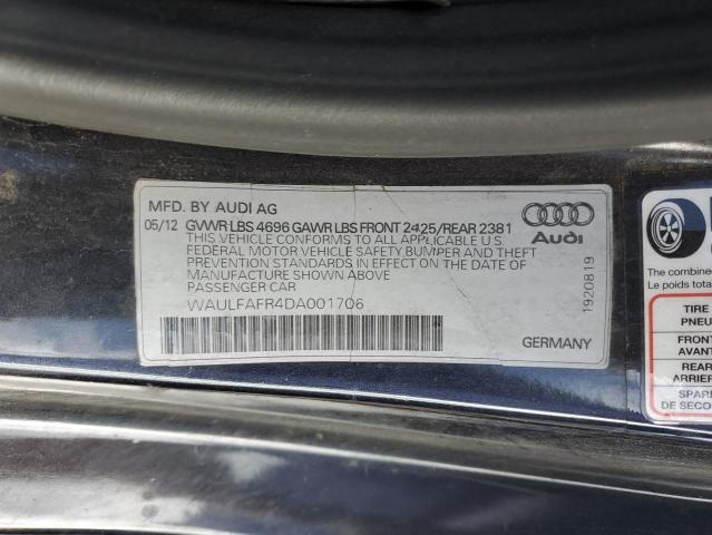 Photo 11 VIN: WAULFAFR4DA001706 - AUDI A5 PREMIUM 