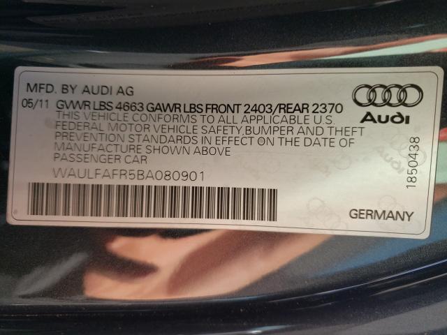 Photo 9 VIN: WAULFAFR5BA080901 - AUDI A5 