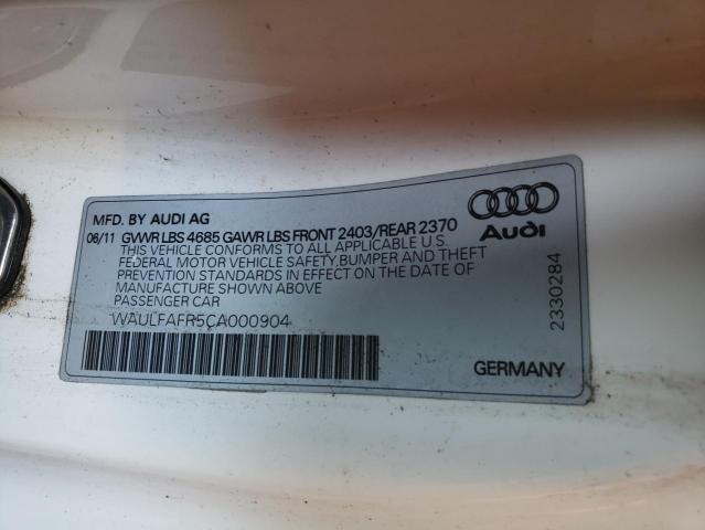 Photo 9 VIN: WAULFAFR5CA000904 - AUDI A5 PREMIUM 