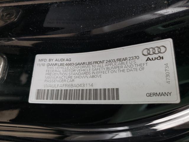 Photo 9 VIN: WAULFAFR6BA043114 - AUDI A5 PREMIUM 