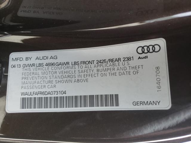 Photo 9 VIN: WAULFAFR6DA073104 - AUDI A5 PREMIUM 