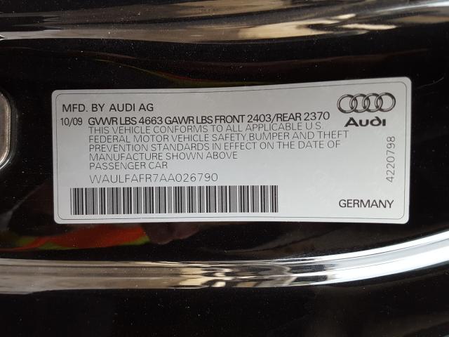 Photo 9 VIN: WAULFAFR7AA026790 - AUDI A5 