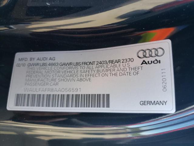 Photo 9 VIN: WAULFAFR8AA056591 - AUDI A5 PREMIUM 