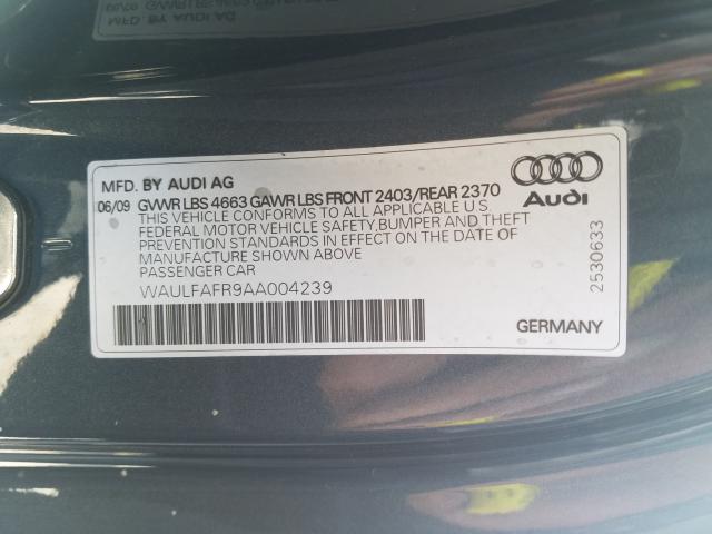 Photo 9 VIN: WAULFAFR9AA004239 - AUDI A5 PREMIUM 