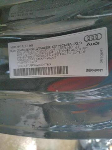 Photo 9 VIN: WAULFAFR9AA004760 - AUDI A5 PREMIUM 