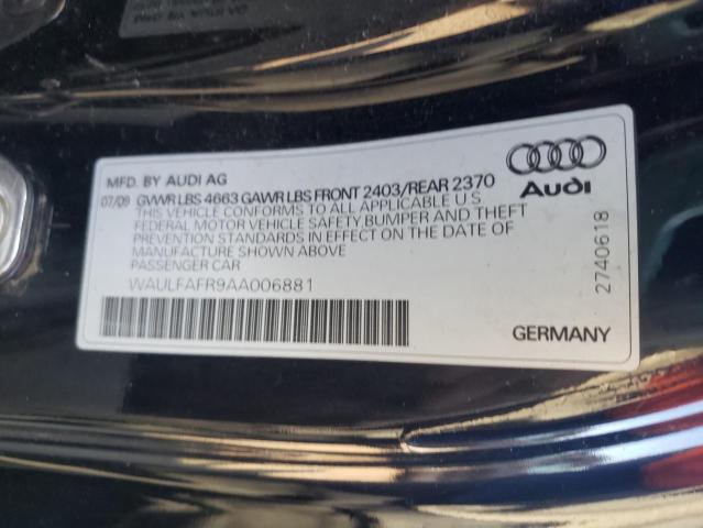 Photo 9 VIN: WAULFAFR9AA006881 - AUDI A5 PREMIUM 