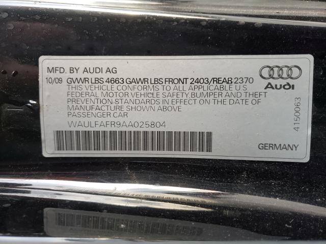 Photo 9 VIN: WAULFAFR9AA025804 - AUDI A5 PREMIUM 