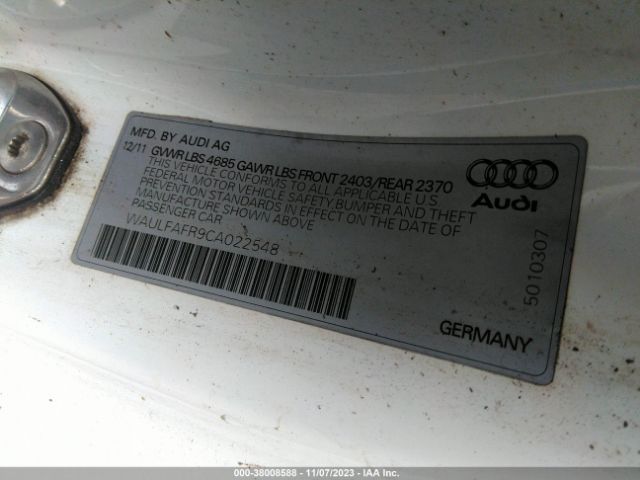 Photo 8 VIN: WAULFAFR9CA022548 - AUDI A5 