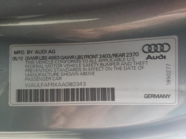 Photo 9 VIN: WAULFAFRXAA080343 - AUDI A5 PREMIUM 